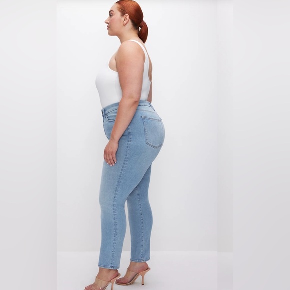 Good American Always Fits Good Classic Slim Straight Jeans, Sz 20-26 - Picture 3 of 16